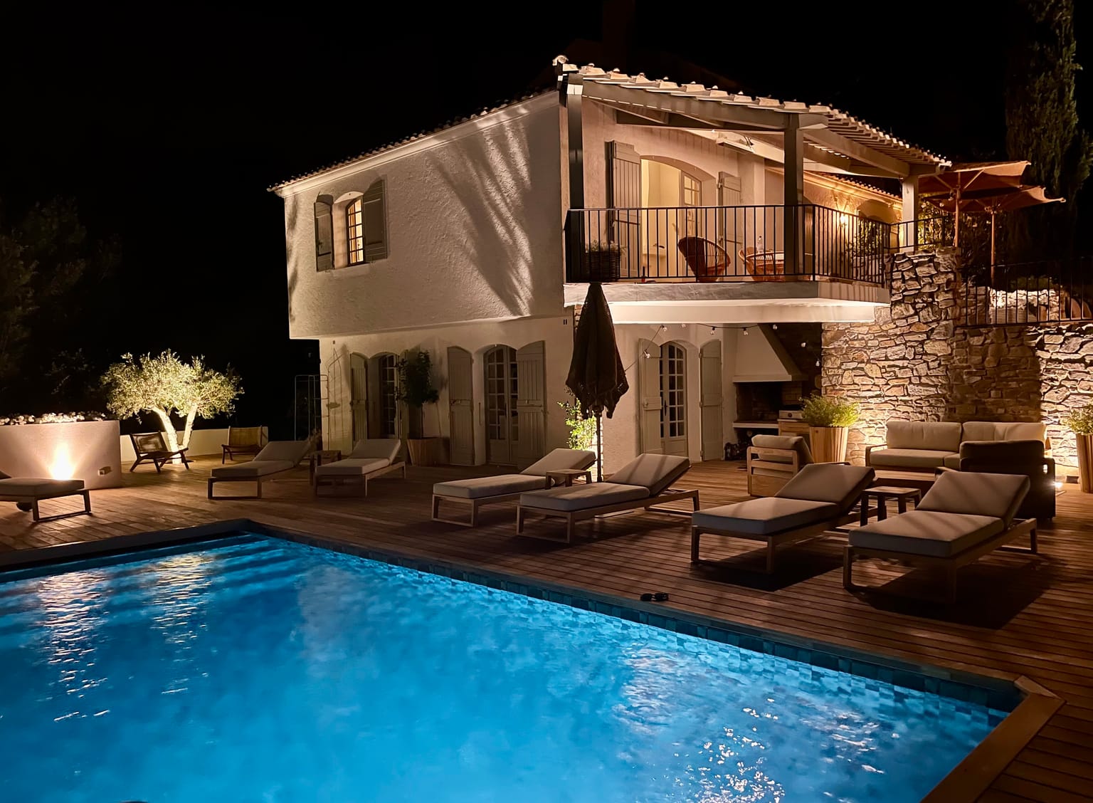 Vue de la villa